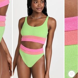 Beach Riot Set Size Small Heidi Bikini Bottoms + Mackenzie Bikini Top